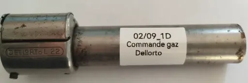 02/09_1D Commande de gaz simple 1er modèle Dellorto
