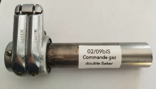 02/09biS Commande de gaz double Saker